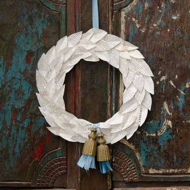 French Flea Market Laurel Wreath Project