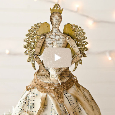 Steampunk Angel Christmas Tree Topper Video
